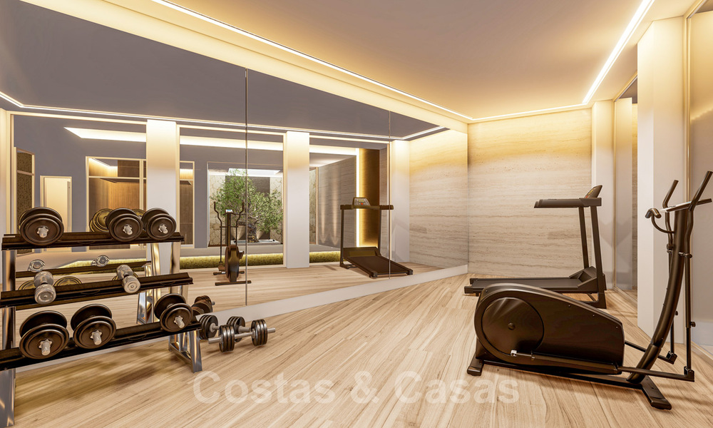 Villa moderne à vendre avec vue sur la mer, entourée d'un magnifique paysage vert dans le quartier exclusif de Cascada de Camojan, Golden Mile à Marbella 39661