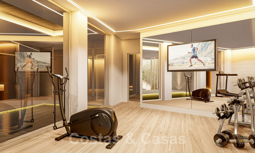 Villa moderne à vendre avec vue sur la mer, entourée d'un magnifique paysage vert dans le quartier exclusif de Cascada de Camojan, Golden Mile à Marbella 39662