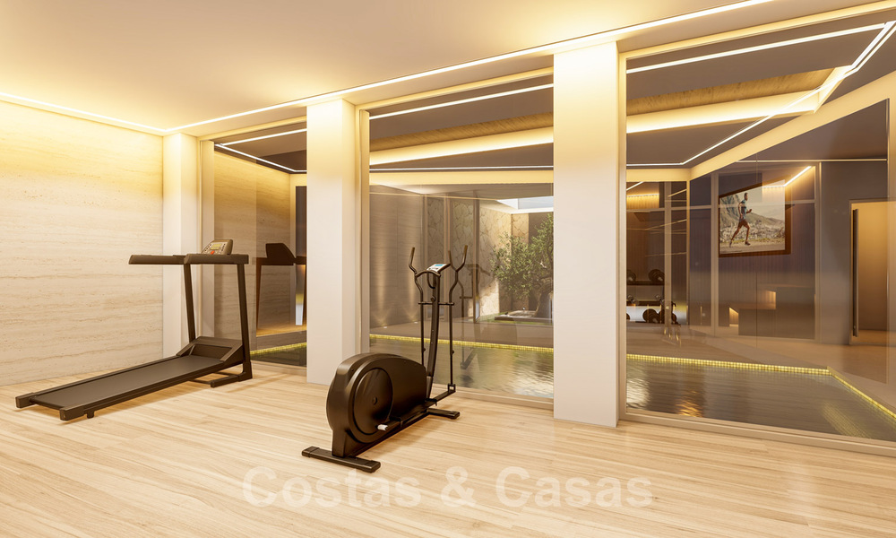 Villa moderne à vendre avec vue sur la mer, entourée d'un magnifique paysage vert dans le quartier exclusif de Cascada de Camojan, Golden Mile à Marbella 39663