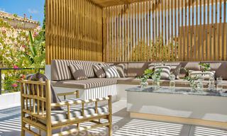 Villa de luxe rénovée et spacieuse à vendre dans un style méditerranéen avec un design contemporain à Nueva Andalucia, Marbella 39614 