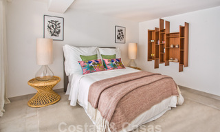 Villa de luxe rénovée et spacieuse à vendre dans un style méditerranéen avec un design contemporain à Nueva Andalucia, Marbella 39620 