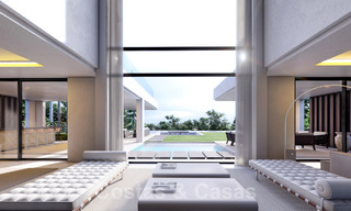 Villa moderne et luxueuse à vendre dans une communauté sécurisée située au Golden Mile, à Marbella 39710 