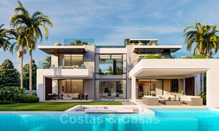 Villa moderne et luxueuse à vendre dans une communauté sécurisée située au Golden Mile, à Marbella 39712 