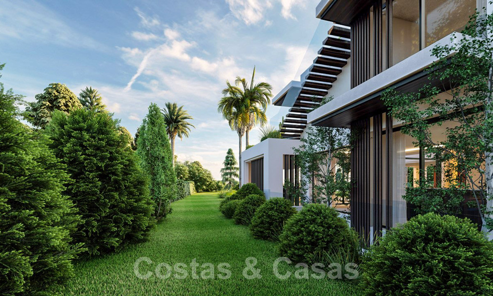 Villa moderne et luxueuse à vendre dans une communauté sécurisée située au Golden Mile, à Marbella 39716