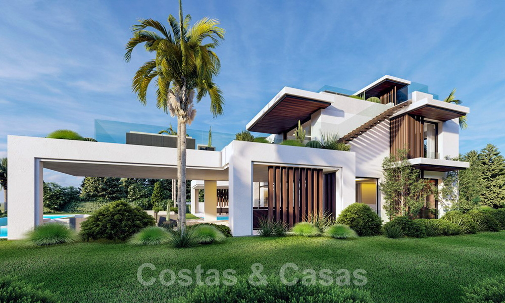 Villa moderne et luxueuse à vendre dans une communauté sécurisée située au Golden Mile, à Marbella 39717