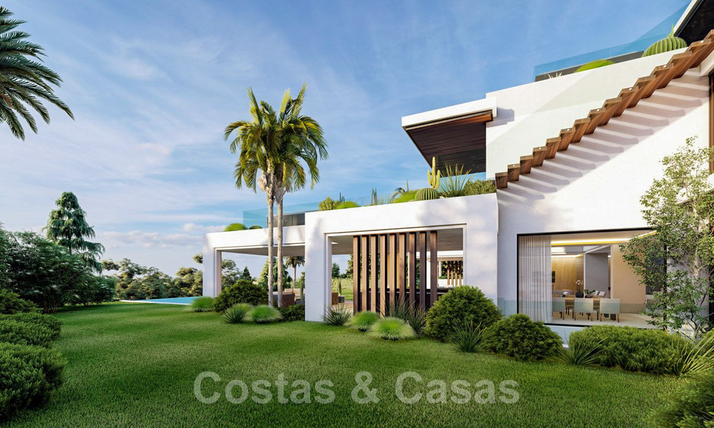 Villa moderne et luxueuse à vendre dans une communauté sécurisée située au Golden Mile, à Marbella 39718