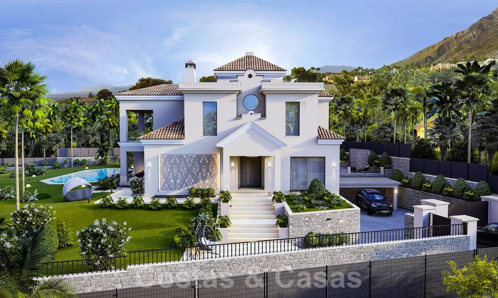 Magnifique villa luxueuse à vendre de style andalou avec un design intérieur élégant à Sierra Blanca, Marbella 39721