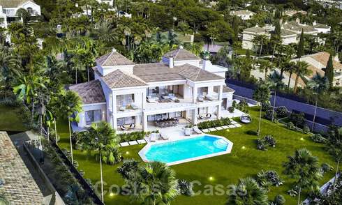 Magnifique villa luxueuse à vendre de style andalou avec un design intérieur élégant à Sierra Blanca, Marbella 39723