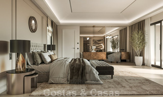 Magnifique villa luxueuse à vendre de style andalou avec un design intérieur élégant à Sierra Blanca, Marbella 39725 