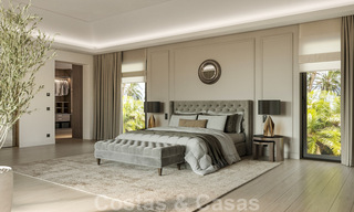 Magnifique villa luxueuse à vendre de style andalou avec un design intérieur élégant à Sierra Blanca, Marbella 39732 