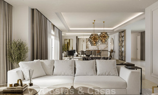 Magnifique villa luxueuse à vendre de style andalou avec un design intérieur élégant à Sierra Blanca, Marbella 39739 
