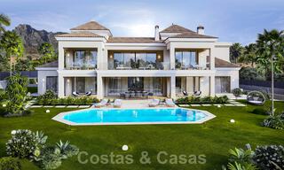 Magnifique villa luxueuse à vendre de style andalou avec un design intérieur élégant à Sierra Blanca, Marbella 39741 