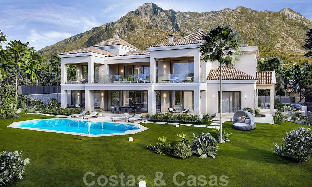 Magnifique villa luxueuse à vendre de style andalou avec un design intérieur élégant à Sierra Blanca, Marbella 39742