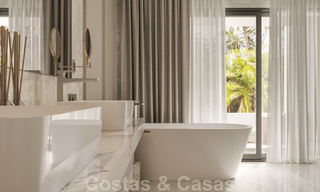 Magnifique villa luxueuse à vendre de style andalou avec un design intérieur élégant à Sierra Blanca, Marbella 39745 