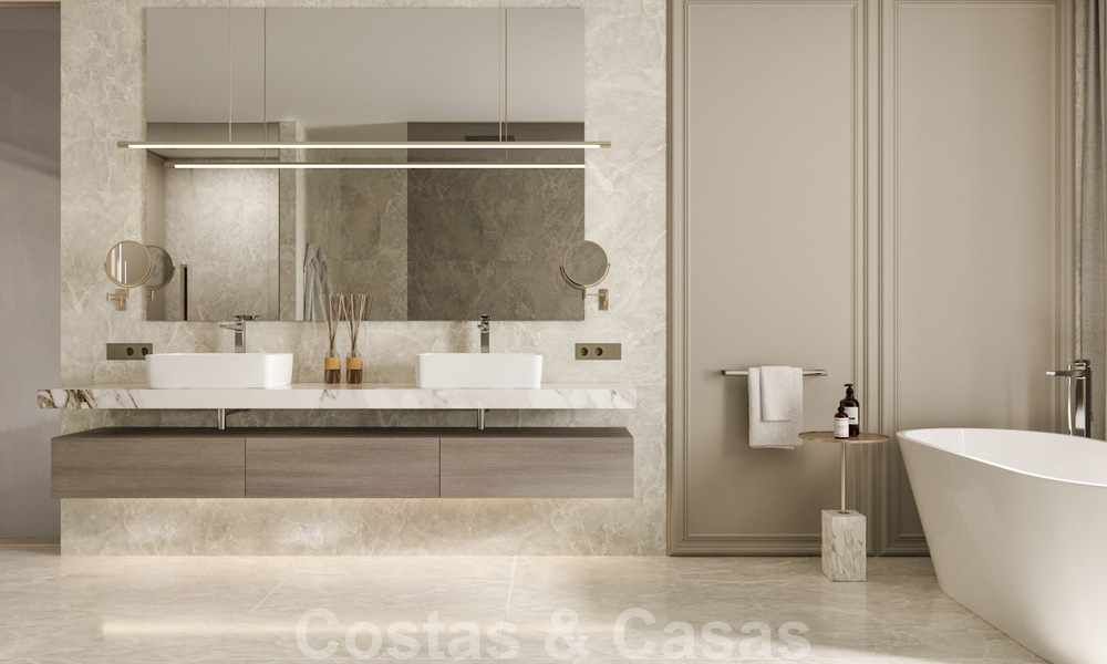 Magnifique villa luxueuse à vendre de style andalou avec un design intérieur élégant à Sierra Blanca, Marbella 39749
