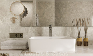 Magnifique villa luxueuse à vendre de style andalou avec un design intérieur élégant à Sierra Blanca, Marbella 39750 