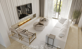 Magnifique villa luxueuse à vendre de style andalou avec un design intérieur élégant à Sierra Blanca, Marbella 39757 