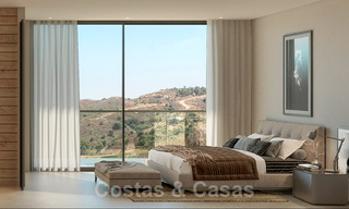 Villa moderniste à vendre dans un resort de golf de Mijas avec vue panoramique sur la mer 39807 