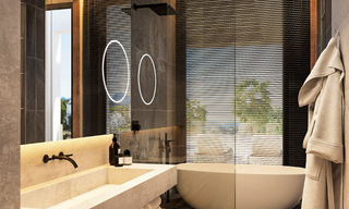 Villa d'architecture moderne avec vue panoramique sur la mer à vendre dans un complexe de golf 5 étoiles à Marbella – Benahavis 39791 