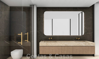 Villas luxueuses, modernes, nouvellement construites, à vendre en bord de la mer avec vue sur la mer à Marbella Est 44076 