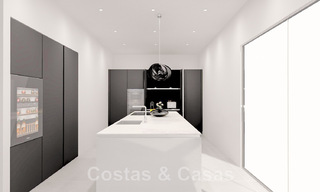 Villas luxueuses, modernes, nouvellement construites, à vendre en bord de la mer avec vue sur la mer à Marbella Est 44080 