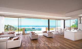 Villas modernes, récemment construites, à vendre avec vue panoramique sur la mer, près de Mijas Pueblo, Costa del Sol 39866 