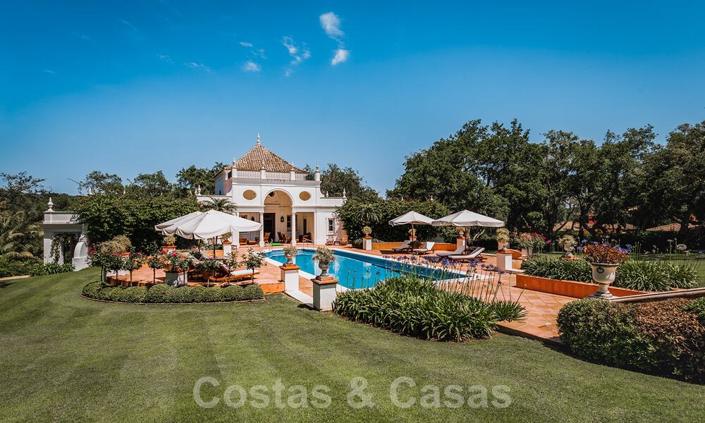 Propriété andalouse de style, à couper le souffle, à vendre, au bord du golf à Altos de Valderrama, Sotogrande 39980