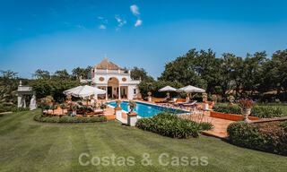 Propriété andalouse de style, à couper le souffle, à vendre, au bord du golf à Altos de Valderrama, Sotogrande 39980 
