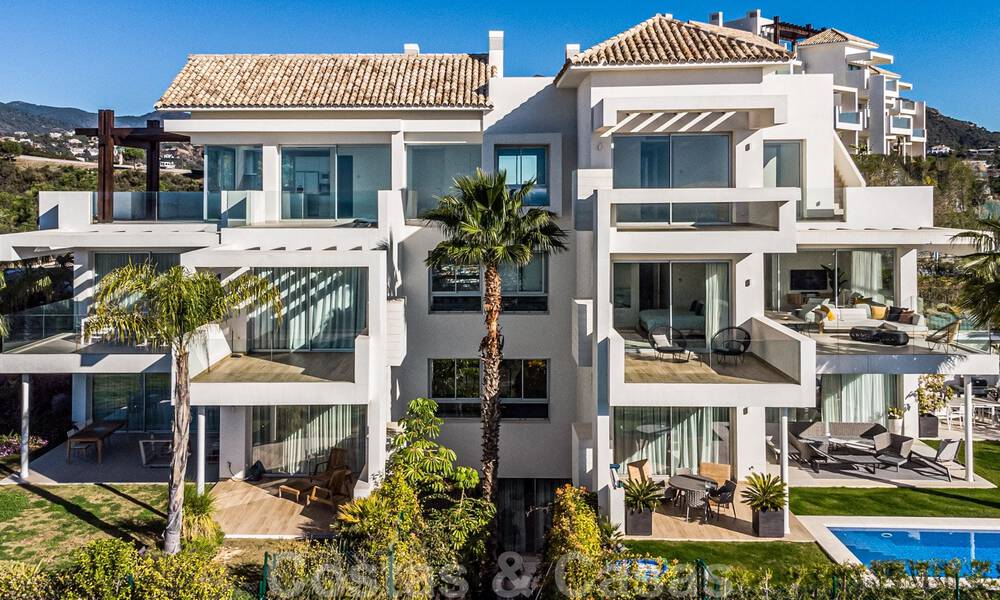 Appartements neufs de luxe andalou, prêts à emménager, modernes, à vendre avec vue sur la mer à Benahavís - Marbella 40241
