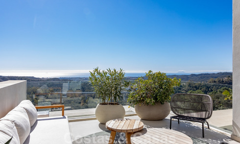 Appartements neufs de luxe andalou, prêts à emménager, modernes, à vendre avec vue sur la mer à Benahavís - Marbella 40243