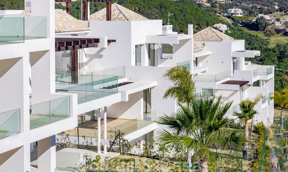 Appartements neufs de luxe andalou, prêts à emménager, modernes, à vendre avec vue sur la mer à Benahavís - Marbella 40249