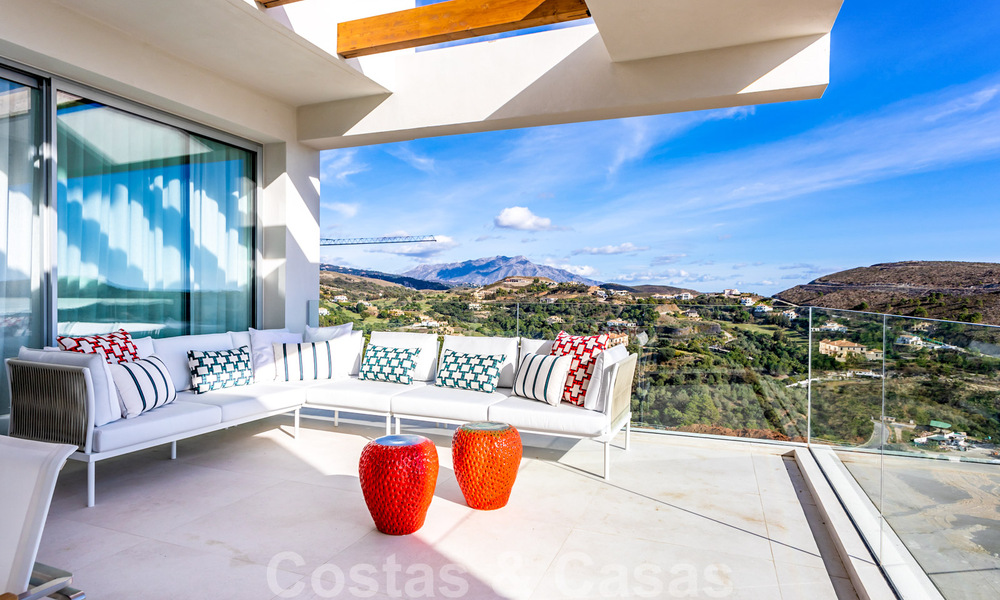Appartements neufs de luxe andalou, prêts à emménager, modernes, à vendre avec vue sur la mer à Benahavís - Marbella 40268