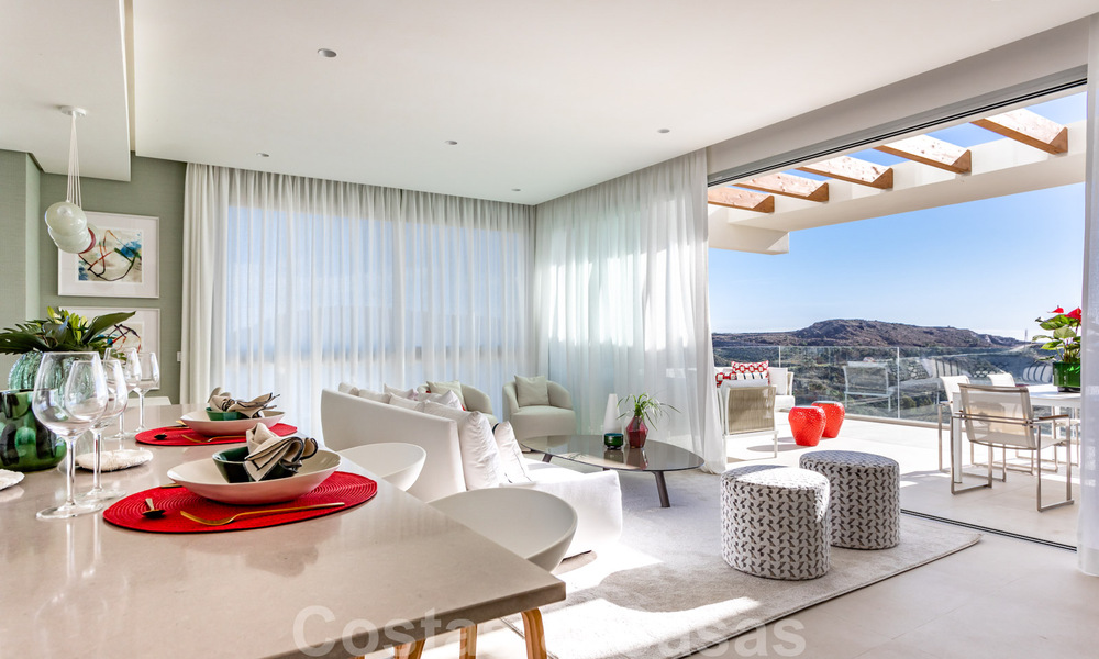 Appartements neufs de luxe andalou, prêts à emménager, modernes, à vendre avec vue sur la mer à Benahavís - Marbella 40271