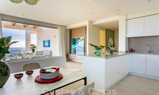 Appartements neufs de luxe andalou, prêts à emménager, modernes, à vendre avec vue sur la mer à Benahavís - Marbella 40275 