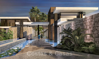 Terrain à bâtir + projet de construction exclusif pour une villa moderne en vente au Golden Mile, Marbella 40309 
