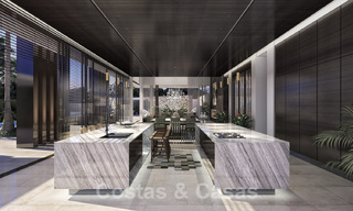 Terrain à bâtir + projet de construction exclusif pour une villa moderne en vente au Golden Mile, Marbella 40314 