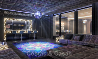 Terrain à bâtir + projet de construction exclusif pour une villa moderne en vente au Golden Mile, Marbella 40317 