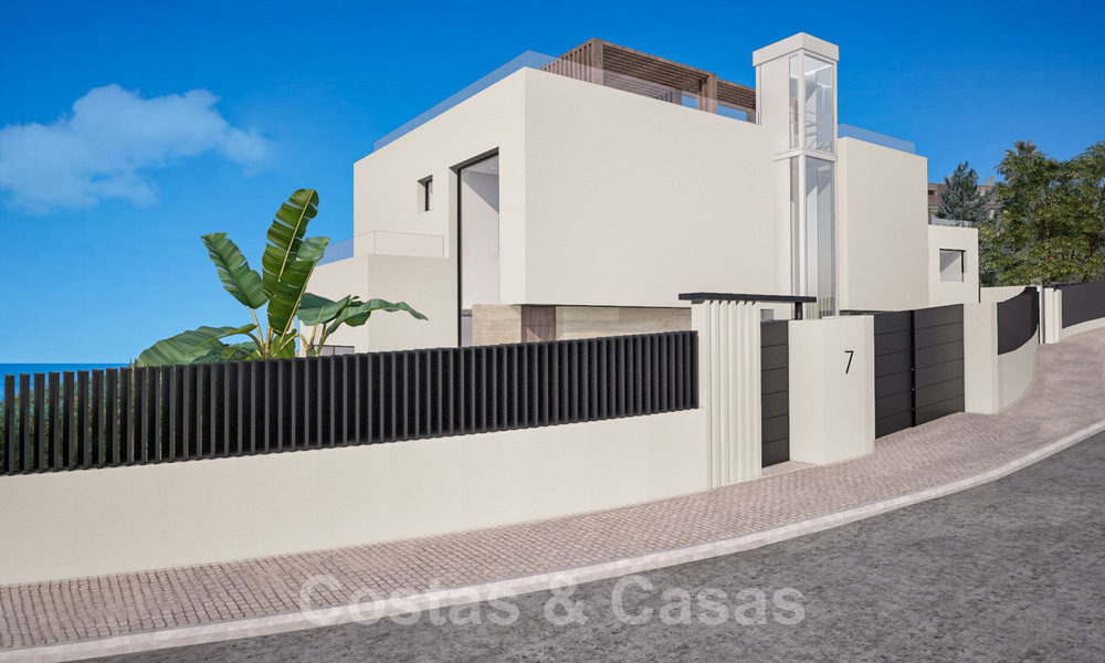 Villas modernes et contemporaines de nouvelle construction à vendre, au cœur du Golden Mile, à Marbella 40344