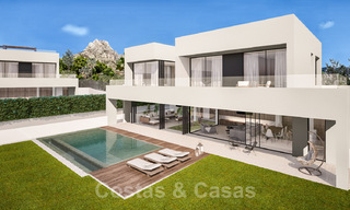 Villas modernes et contemporaines de nouvelle construction à vendre, au cœur du Golden Mile, à Marbella 40345 