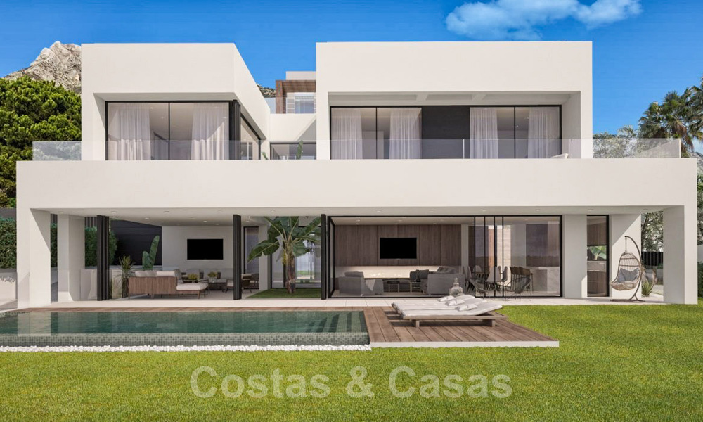 Villas modernes et contemporaines de nouvelle construction à vendre, au cœur du Golden Mile, à Marbella 40348