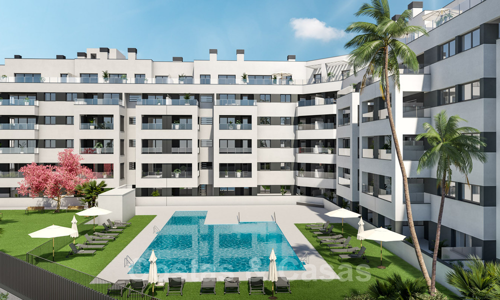 Appartements neufs, prêts à emménager, modernes, à vendre dans le centre de Marbella, à deux pas de la plage 40353
