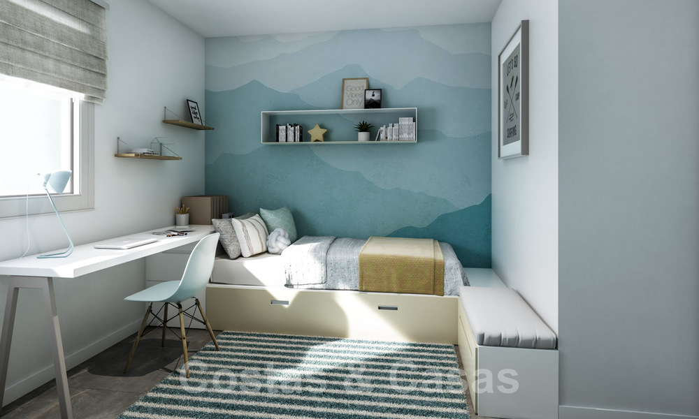 Appartements neufs, prêts à emménager, modernes, à vendre dans le centre de Marbella, à deux pas de la plage 40356