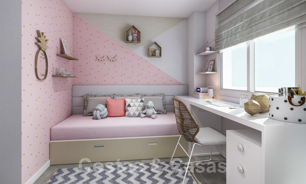 Appartements neufs, prêts à emménager, modernes, à vendre dans le centre de Marbella, à deux pas de la plage 40358