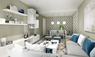 Appartements neufs, prêts à emménager, modernes, à vendre dans le centre de Marbella, à deux pas de la plage 40359 
