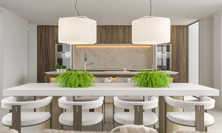 Villas modernes, récemment construites, à vendre au Golden Mile, Marbella 40370 