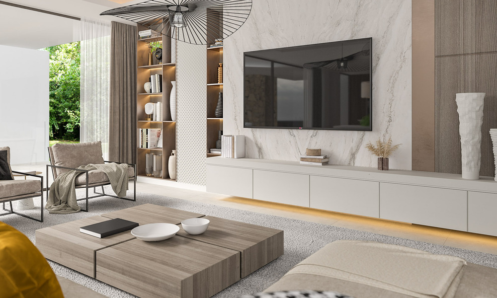 Villas modernes, récemment construites, à vendre au Golden Mile, Marbella 40373