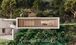Villa contemporaine et moderne à vendre, située dans un environnement naturel, avec une vue imprenable sur la vallée et la mer, dans un complexe fermé à Benahavis - Marbella 778063 