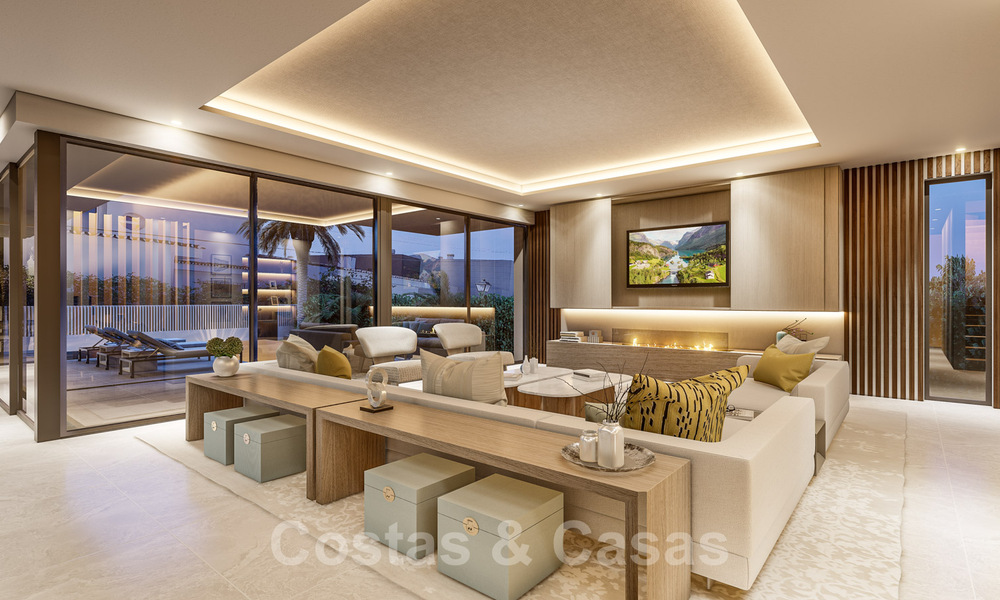 Fantastique villa neuve sur plan, à vendre, dans un quartier de San Pedro à Marbella, en bord de mer 40541