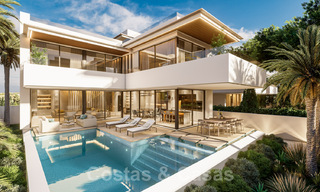 Fantastique villa neuve sur plan, à vendre, dans un quartier de San Pedro à Marbella, en bord de mer 40545