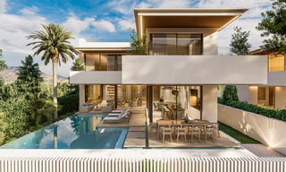 Fantastique villa neuve sur plan, à vendre, dans un quartier de San Pedro à Marbella, en bord de mer 40546 